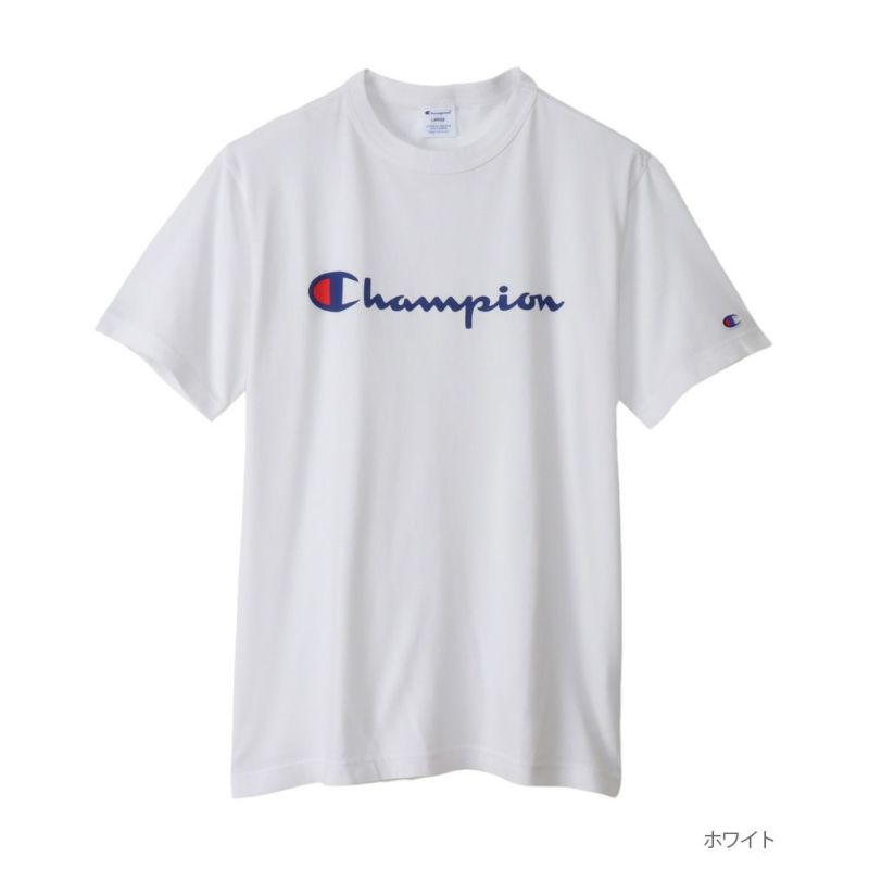 Champion [大きいサイズ] スクリプトロゴプリントTシャツ キングサイズ