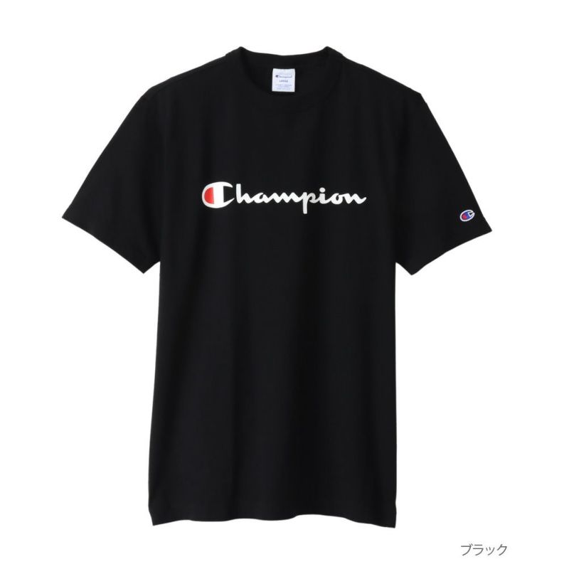 Champion [大きいサイズ] スクリプトロゴプリントTシャツ キングサイズ