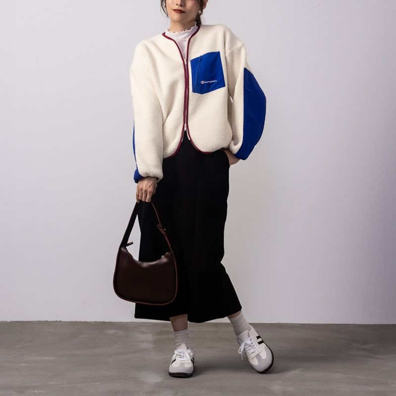 【オンラインストア限定】Champion  ボアフリースショートジャケット レディース商品画像-4