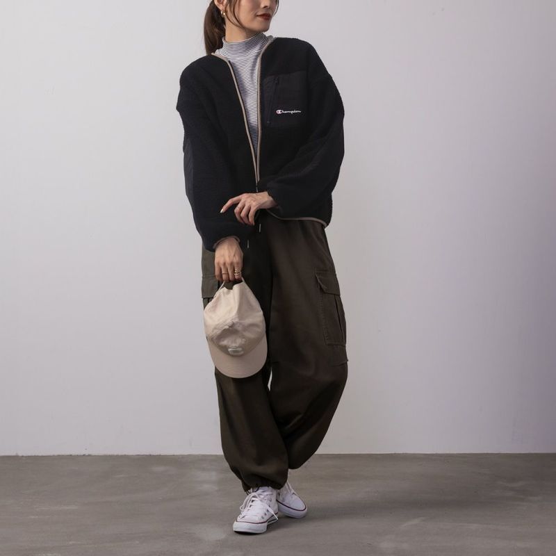 【オンラインストア限定】Champion  ボアフリースショートジャケット レディース商品画像-7