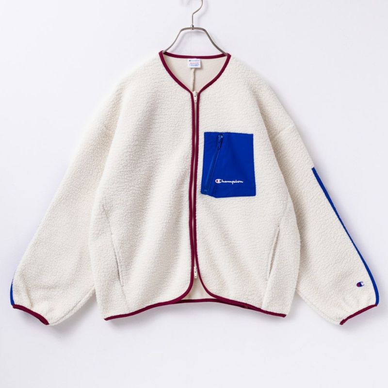 【オンラインストア限定】Champion  ボアフリースショートジャケット レディース商品画像-9