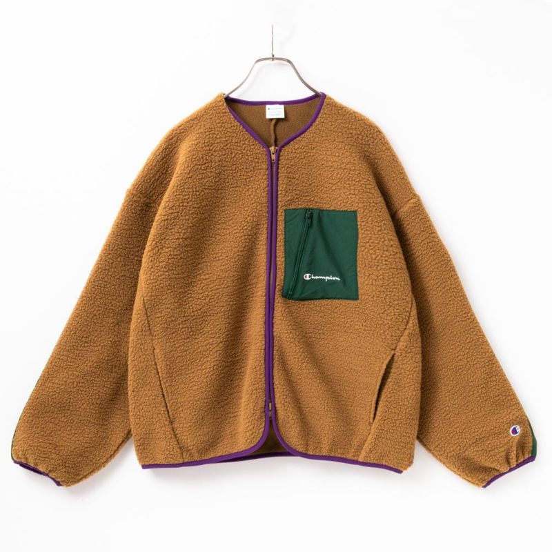 【オンラインストア限定】Champion  ボアフリースショートジャケット レディース商品画像-12