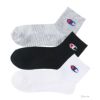 Champion クォーターレングスソックス ワンポイント 3足組 メンズ