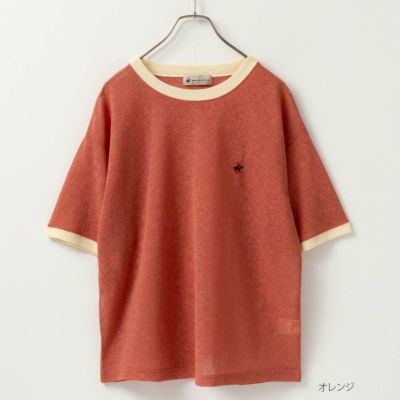 BEVERLY HILLS POLO CLUB リンガー配色シアーTシャツ レディース