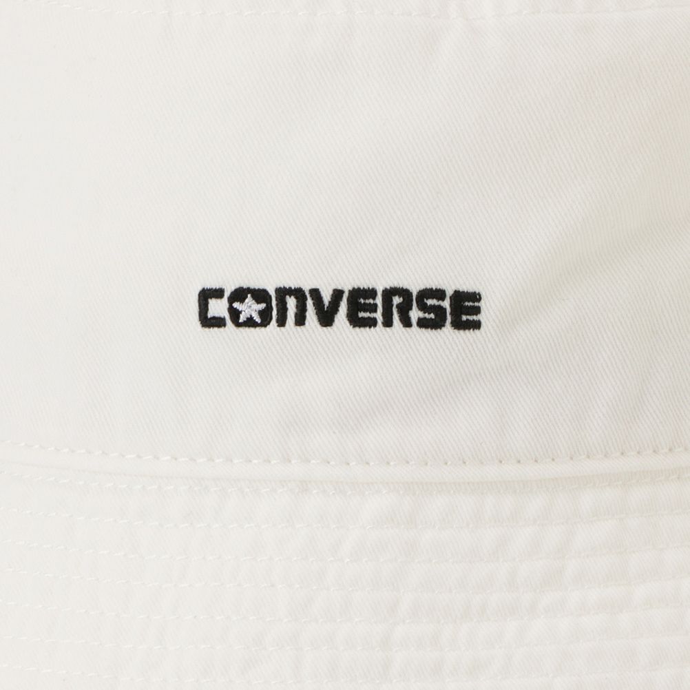 CONVERSE コットンツイルロゴバケットハット レディース