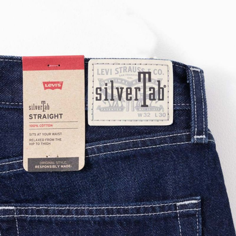 Levi's SILVER TAB(TM) ストレートデニムパンツ メンズ