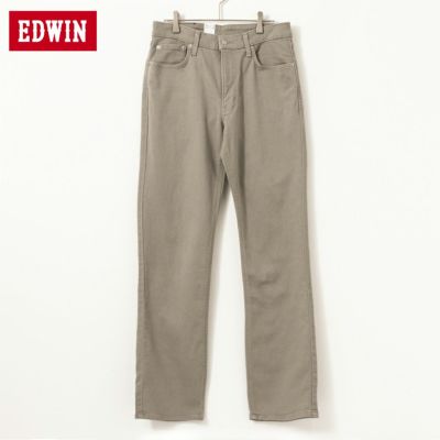 EDWIN KHAKIS ワイドストレートチノパンツ メンズ