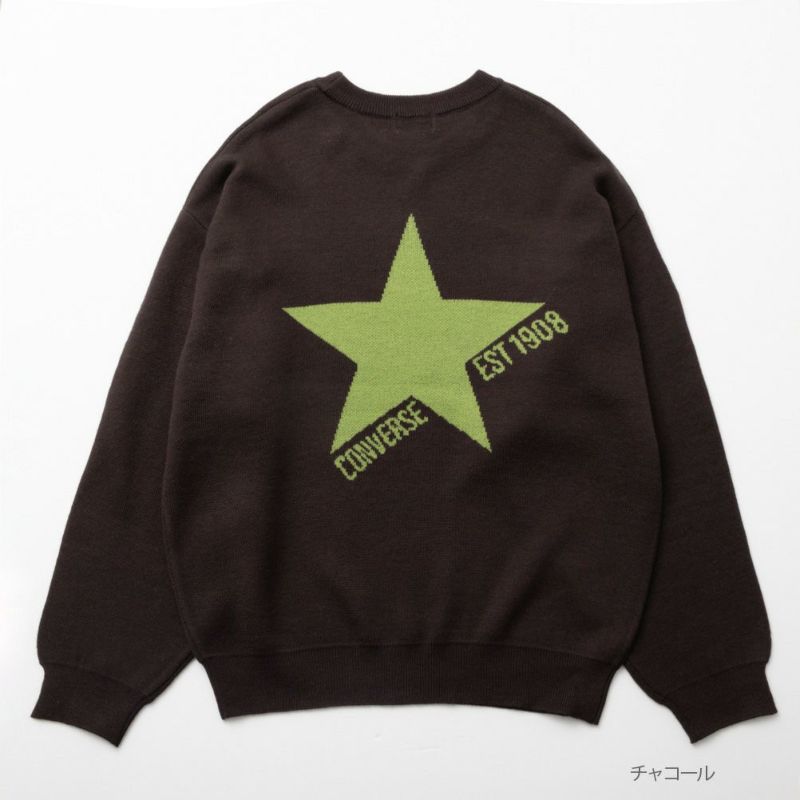 CONVERSE  ジャガードニットプルオーバー レディース商品画像-3