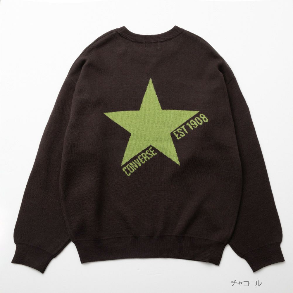 [期間限定価格]CONVERSE  ジャガードニットプルオーバー レディース商品画像-3
