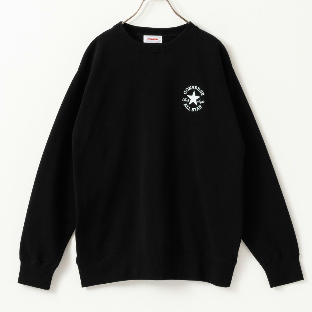 CONVERSE 裏起毛シューズ柄トレーナー レディース