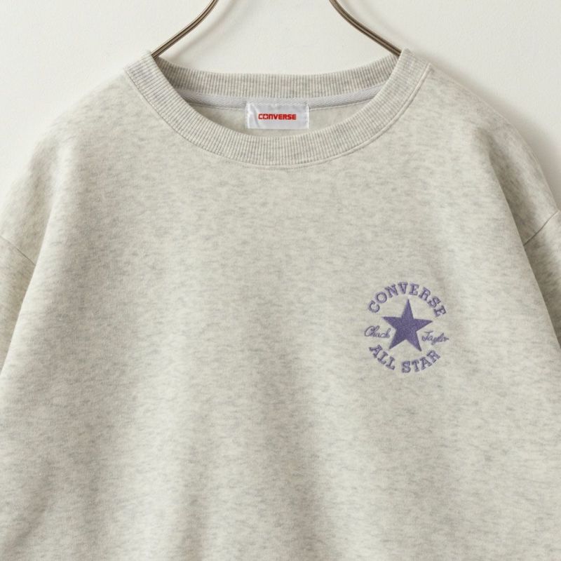 CONVERSE 裏起毛シューズ柄トレーナー レディース商品画像-7