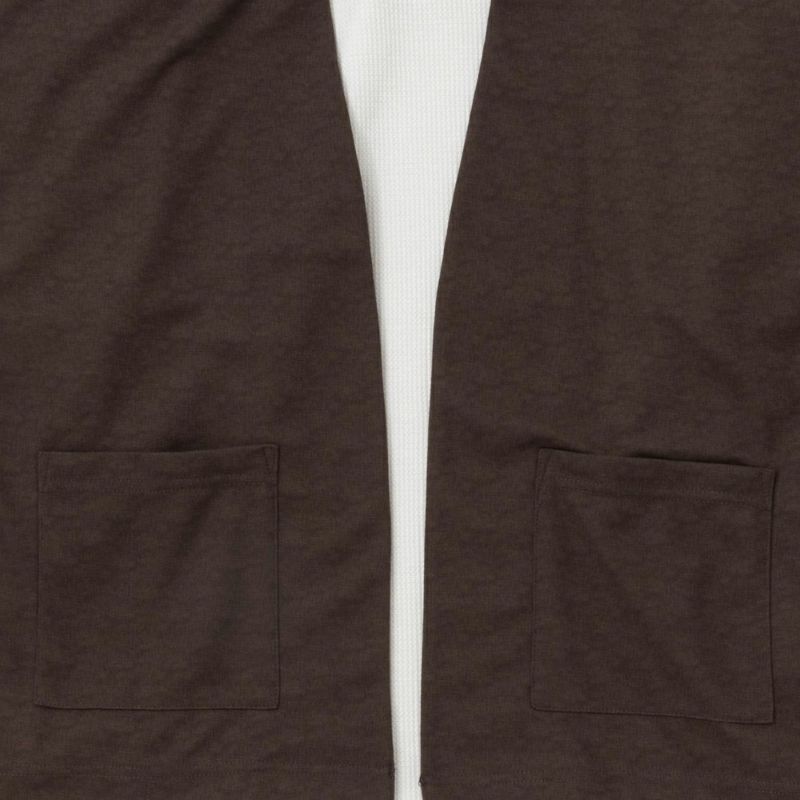 [期間限定価格]URBAN COLLECTION 梨地クロップドカーディガンアンサンブル メンズ商品画像-8