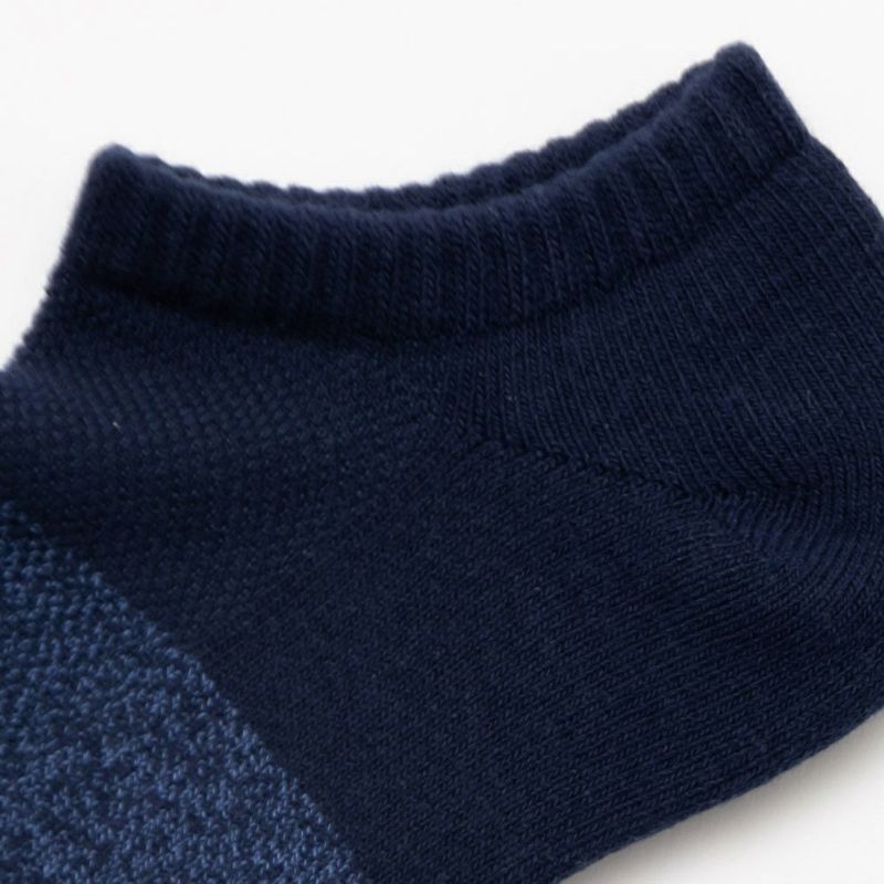 NAVY  切り替え柄アンクルソックス メンズ商品画像-5