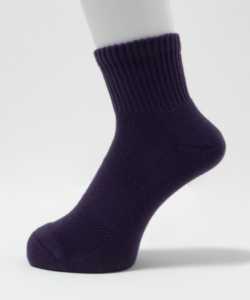 NAVY  無地クォーターソックス メンズ商品画像-1