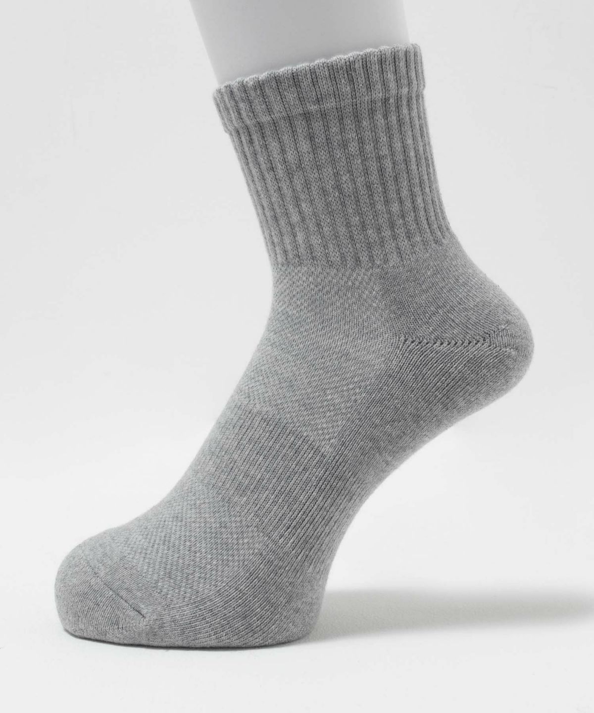 NAVY 無地クォーターソックス メンズ