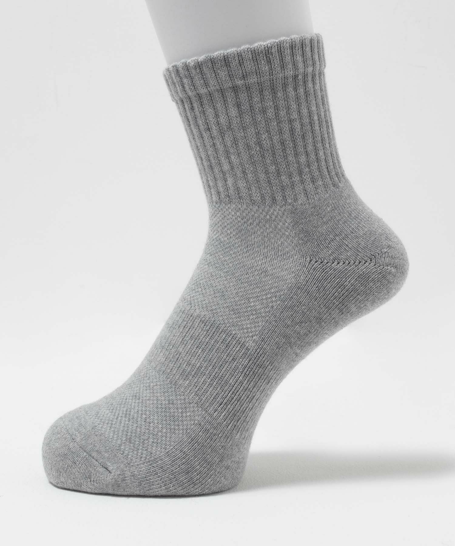 NAVY 無地クォーターソックス メンズ