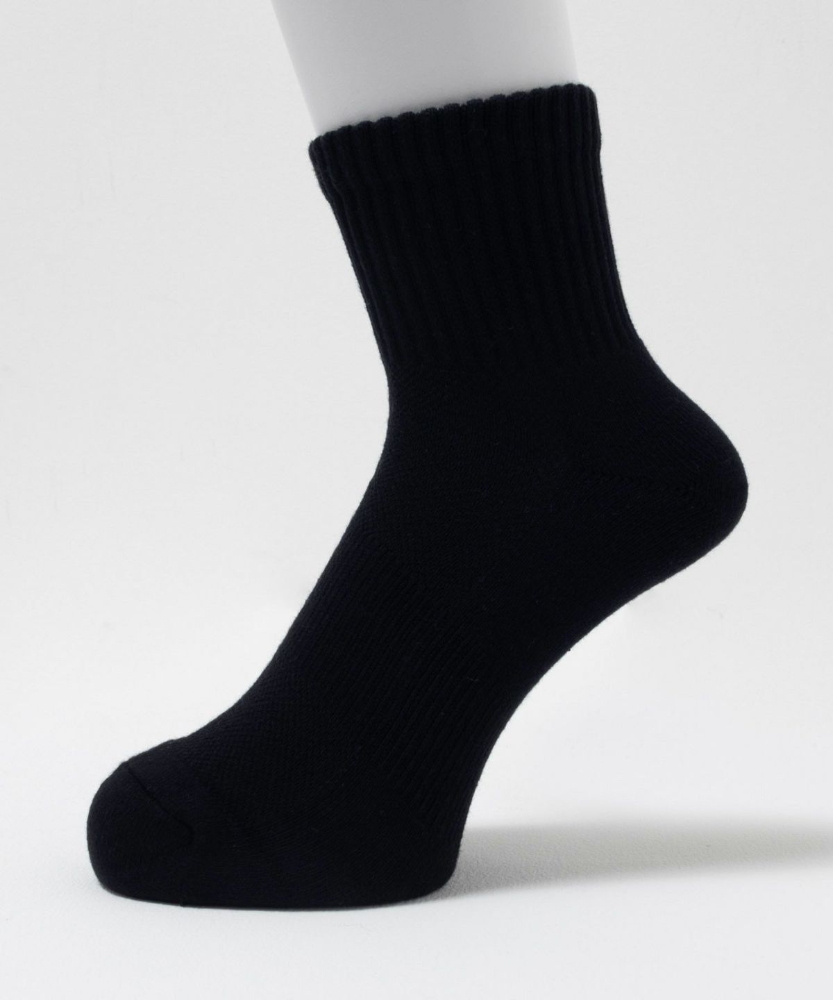 NAVY 無地クォーターソックス メンズ
