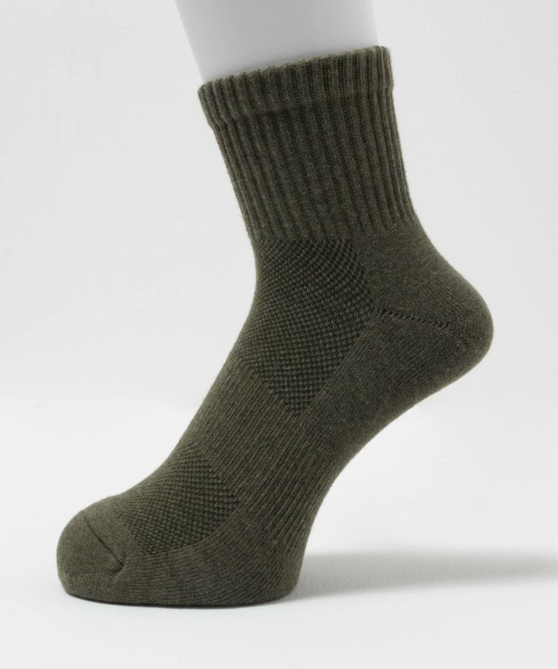 NAVY  無地クォーターソックス メンズ商品画像-5