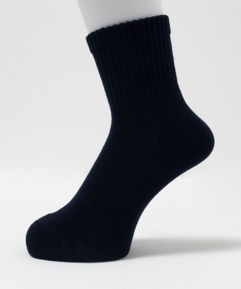 NAVY  無地クォーターソックス メンズ商品画像-7