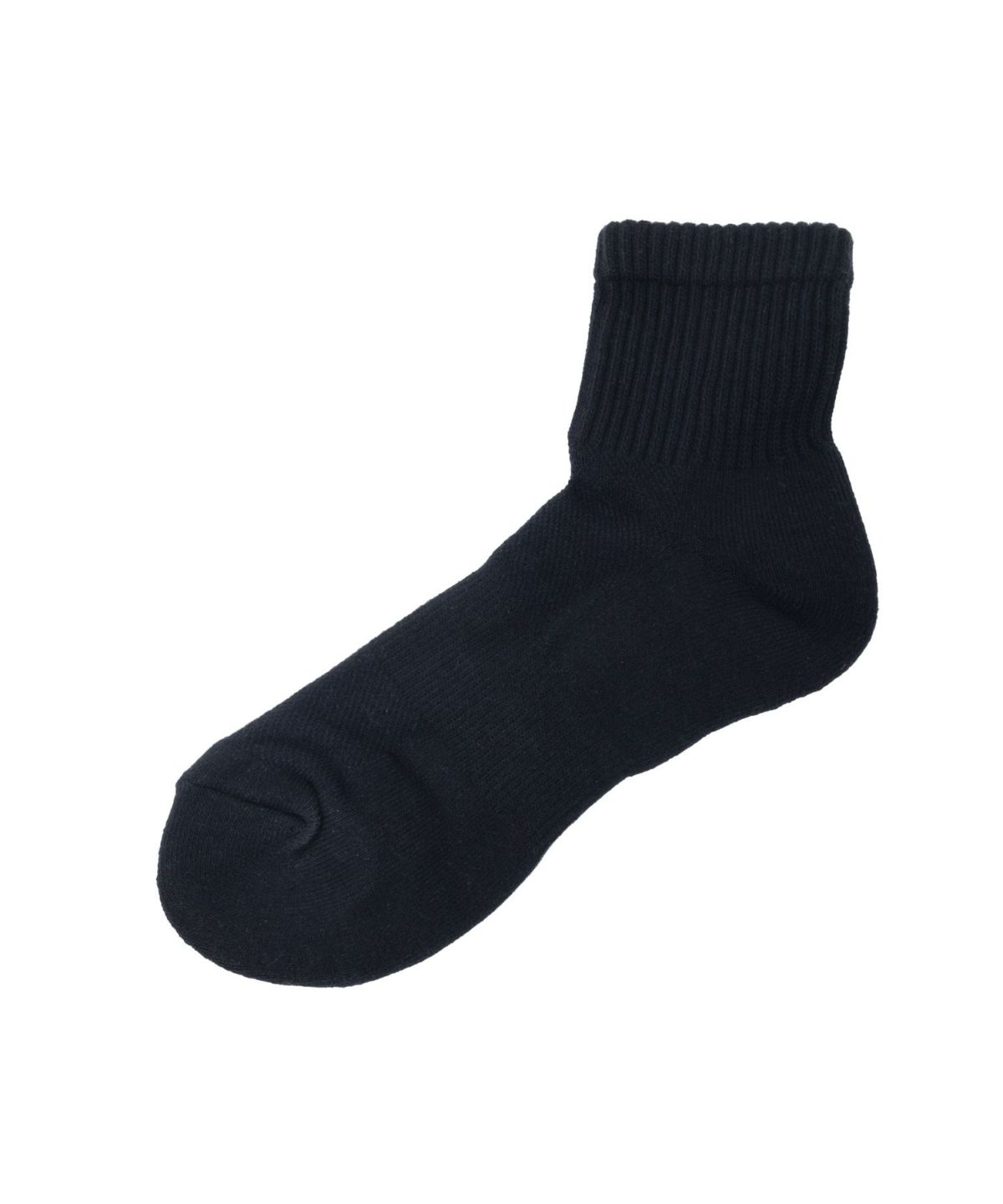 NAVY 無地クォーターソックス メンズ