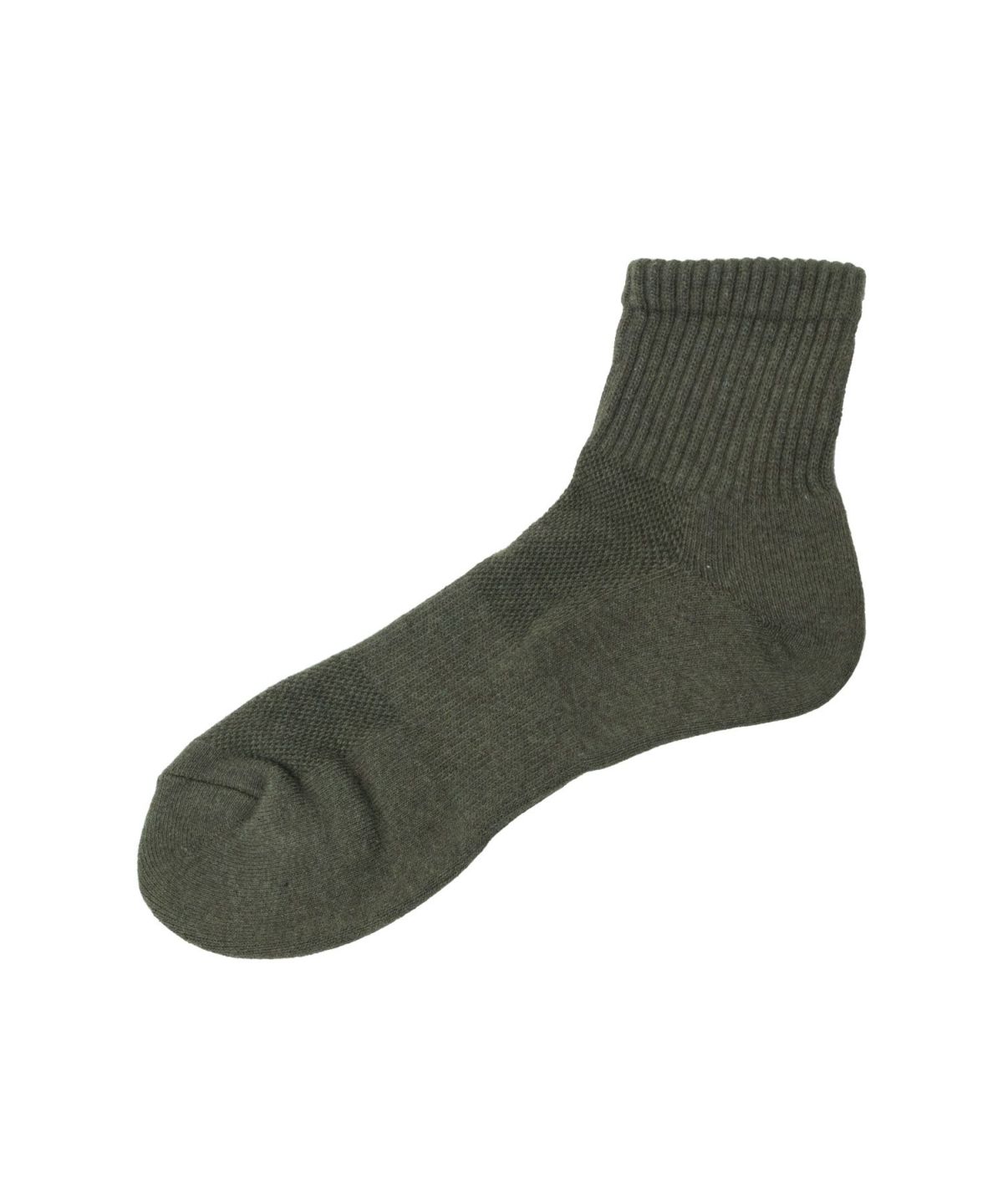 NAVY 無地クォーターソックス メンズ