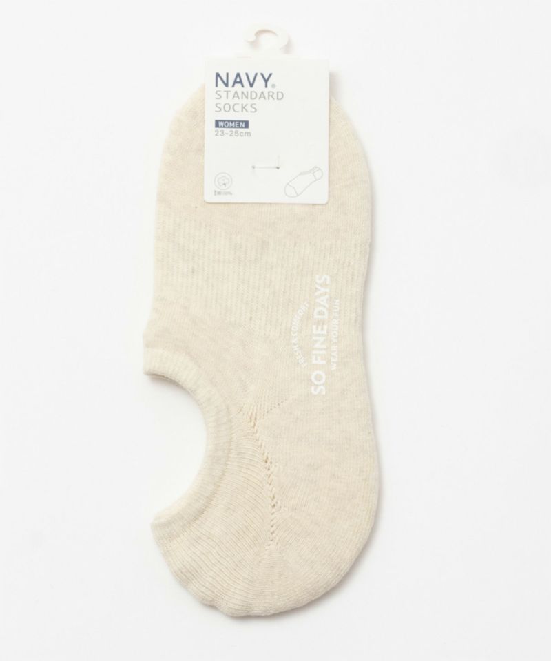 NAVY  無地&杢調スニーカーインソックス レディース商品画像-11