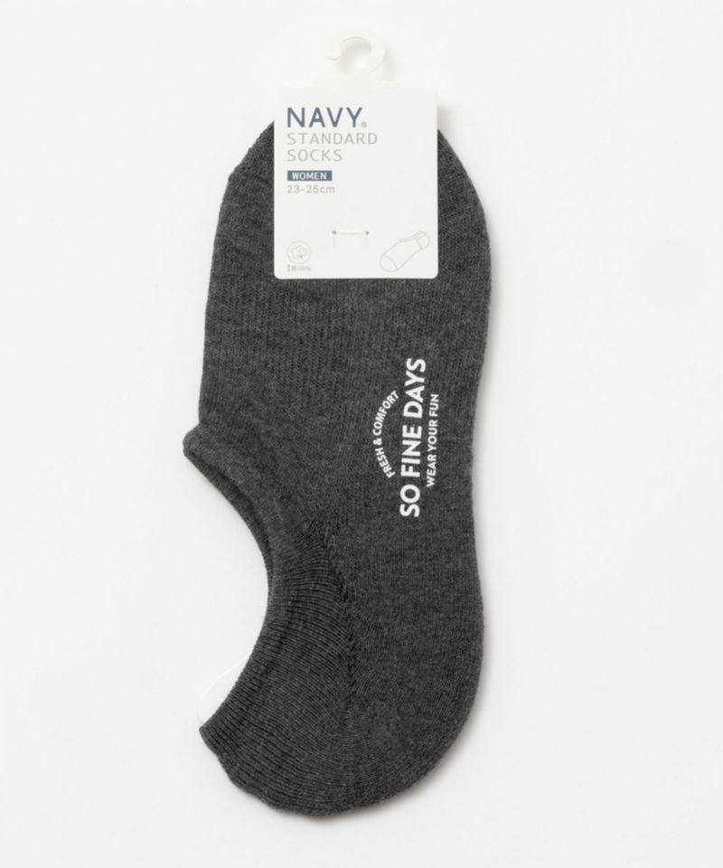 NAVY  無地&杢調スニーカーインソックス レディース商品画像-13