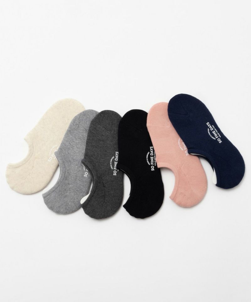 NAVY  無地＆杢調スニーカーインソックス レディース商品画像-16