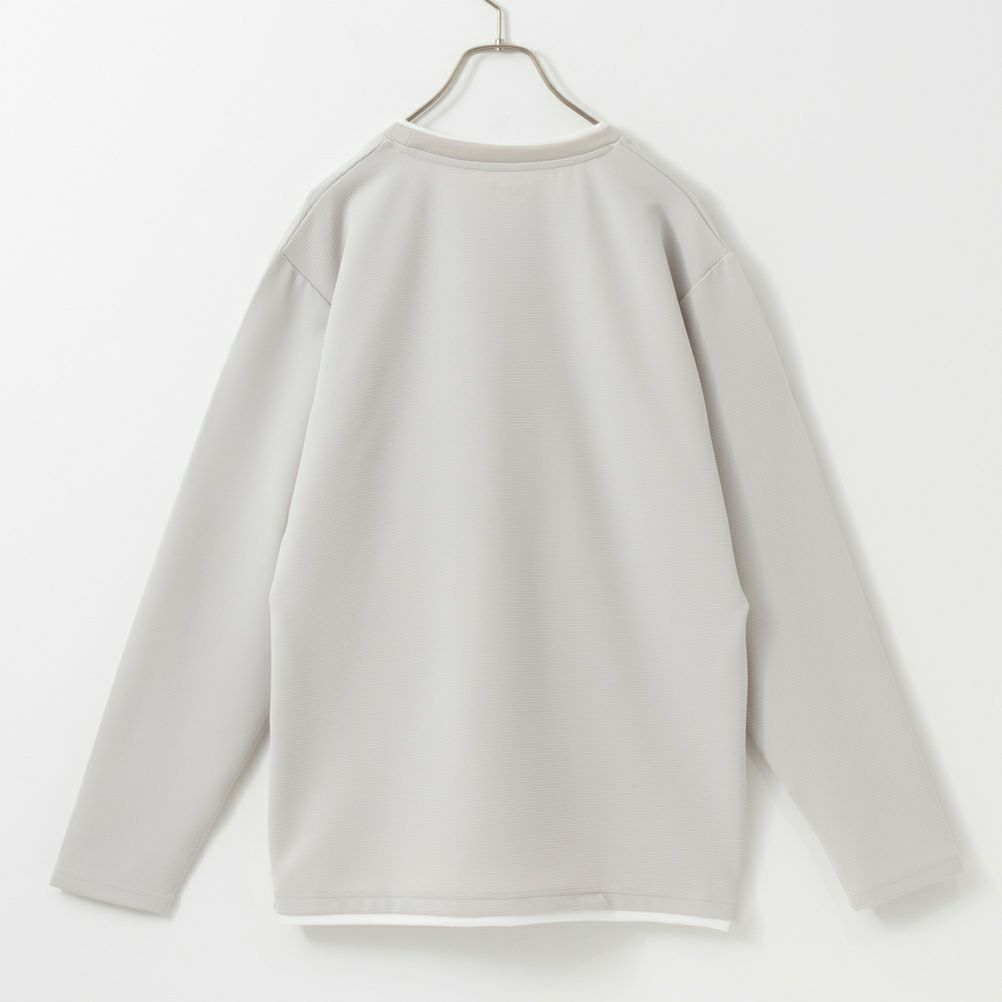 NAVY フェイクレイヤード長袖Tシャツ メンズ