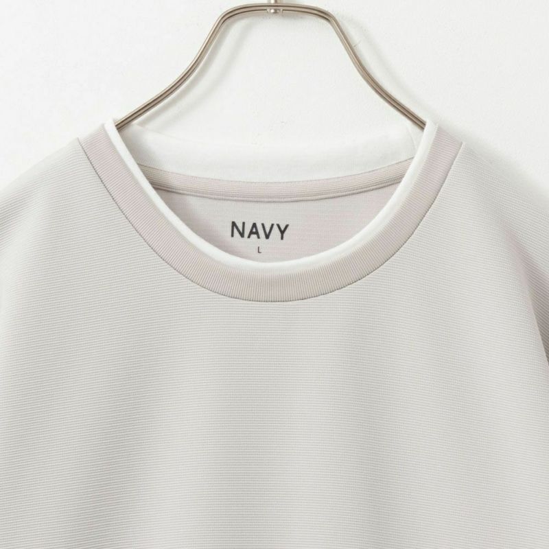 NAVY フェイクレイヤード長袖Tシャツ メンズ商品画像-8