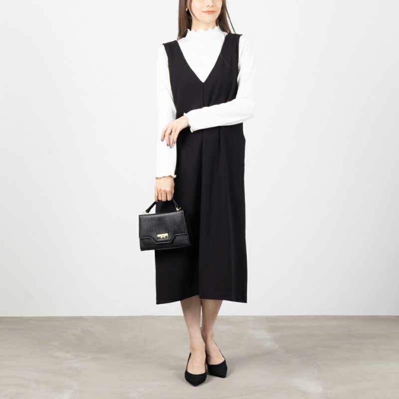 [期間限定価格]NAVY 時短アンサンブルジャンパースカート レディース商品画像-4