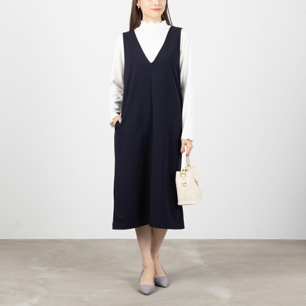 [期間限定価格]NAVY 時短アンサンブルジャンパースカート レディース商品サムネイル-7