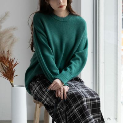 新品17,600円 ノーブル ウエスト クロス プルオーバー ニット カーキ FREAK'S STORE（フリークスストア）の「限定展開 2WAY クロス デザイン