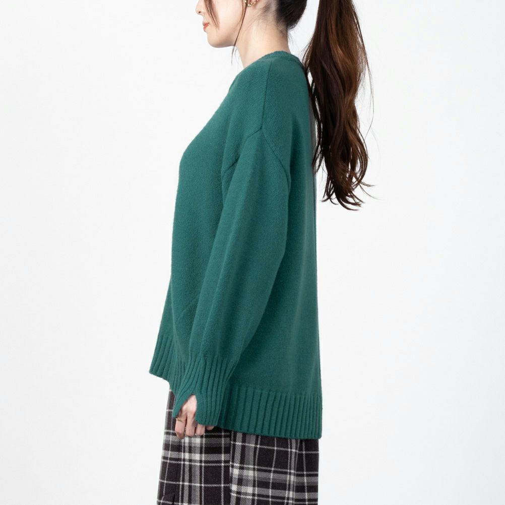 NAVY もちもちプルオーバー レディース