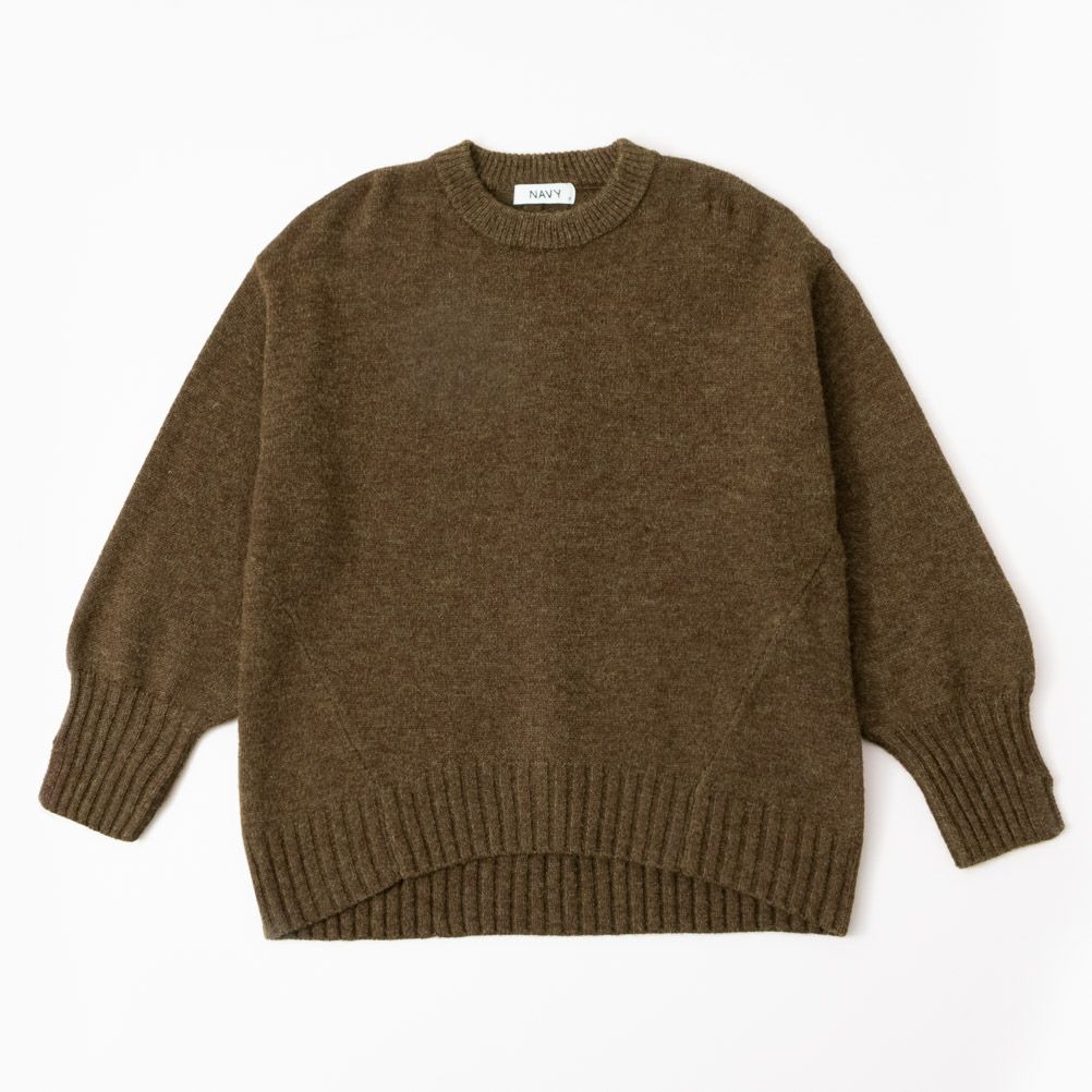 NAVY もちもちプルオーバー レディース