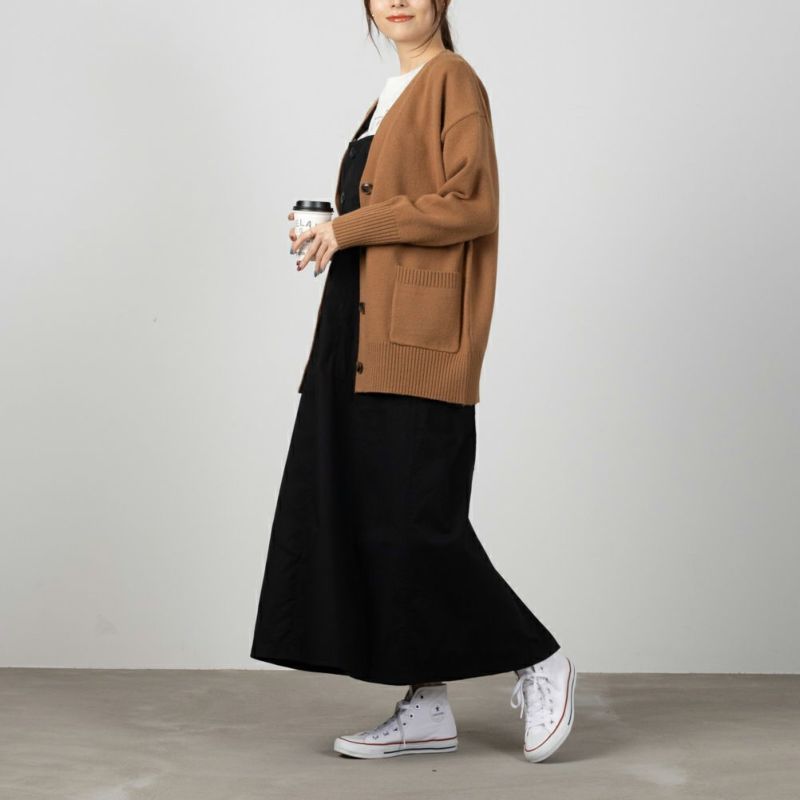 NAVY もちり もちもち 洗えるニット カーディガン レディース商品画像-7