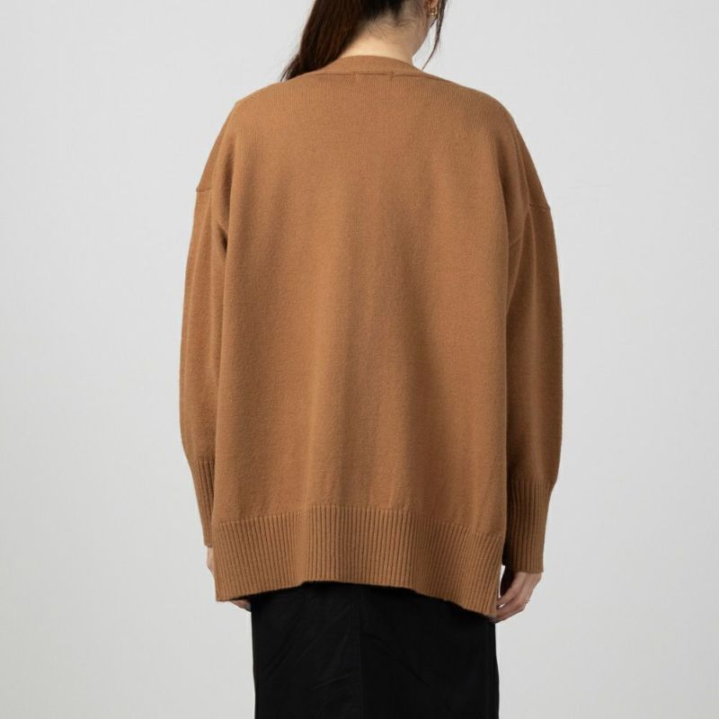 NAVY もちり もちもち 洗えるニット カーディガン レディース商品画像-9