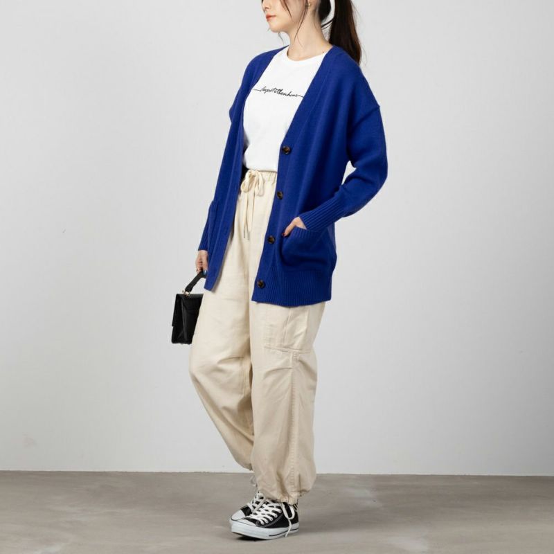 NAVY もちり もちもち 洗えるニット カーディガン レディース商品画像-14