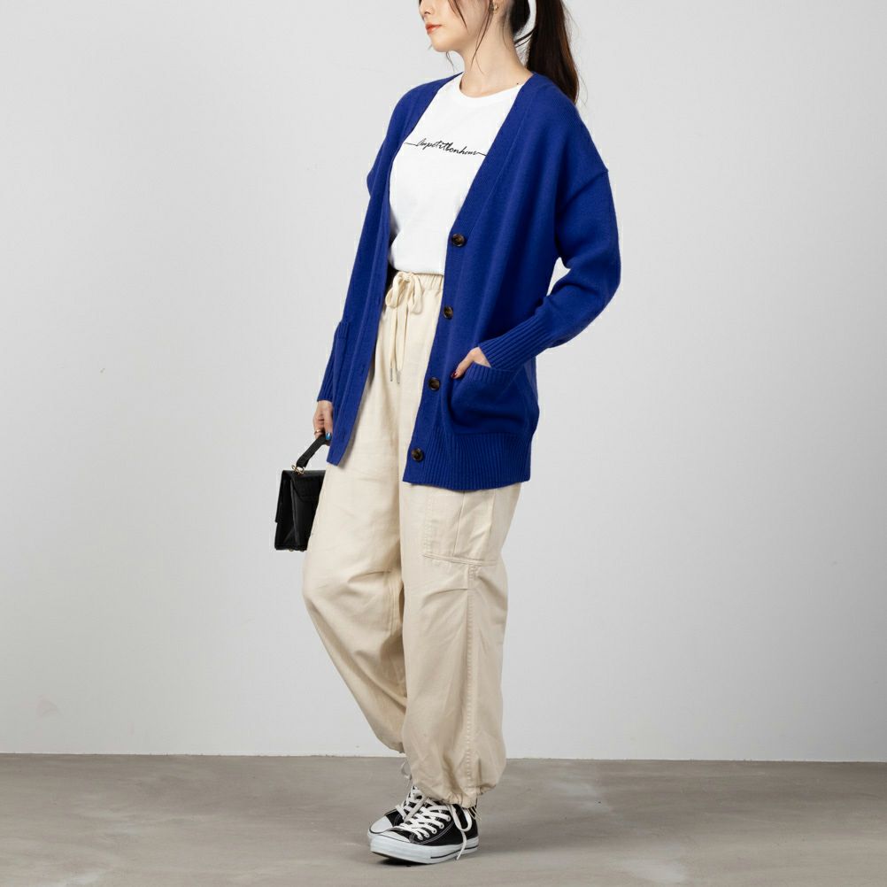 NAVY もちもちカーディガン レディース