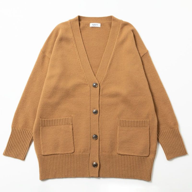 NAVY もちり もちもち 洗えるニット カーディガン レディース商品画像-15