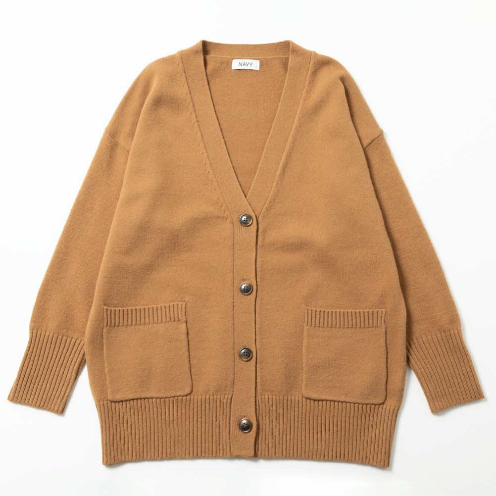 NAVY もちもちカーディガン レディース