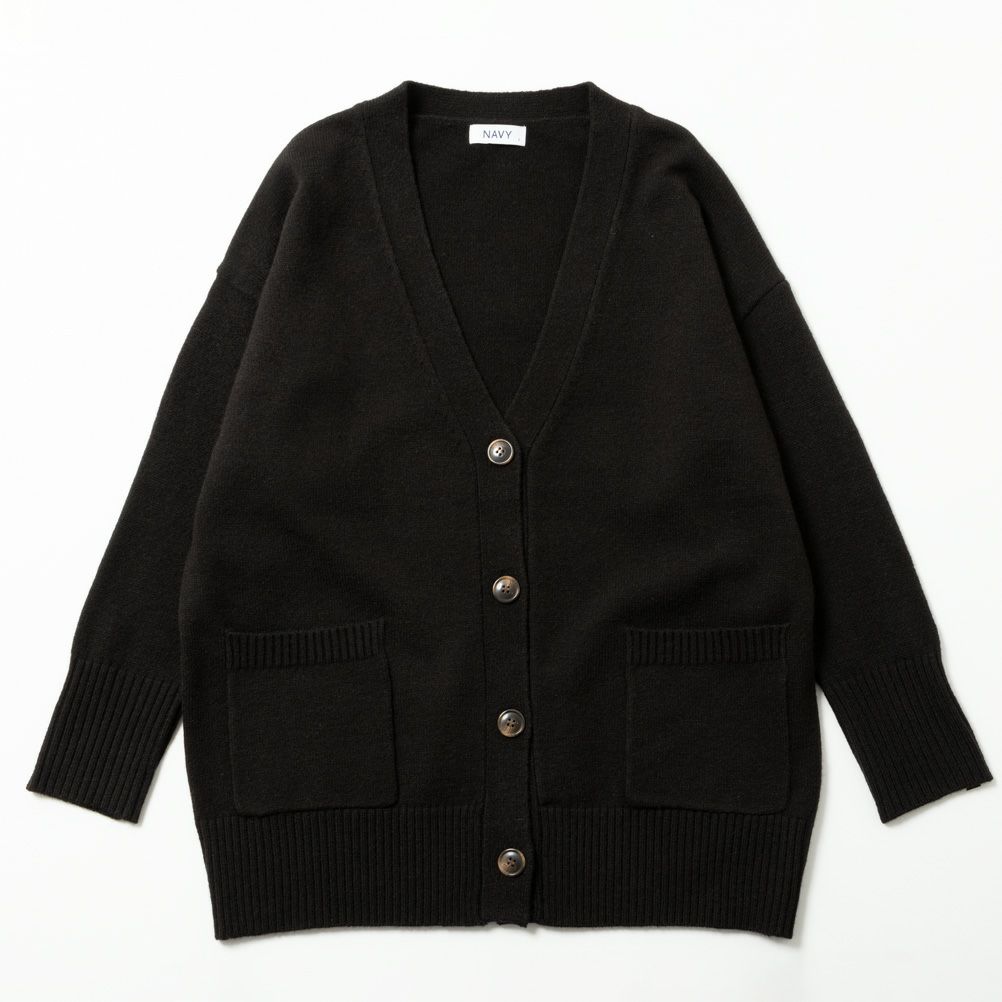 NAVY もちもちカーディガン レディース