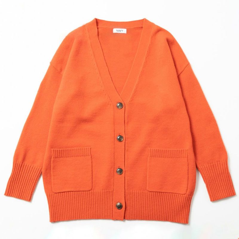 NAVY もちり もちもち 洗えるニット カーディガン レディース商品画像-19