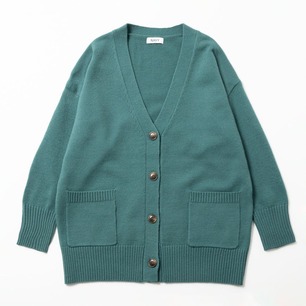 NAVY もちもちカーディガン レディース