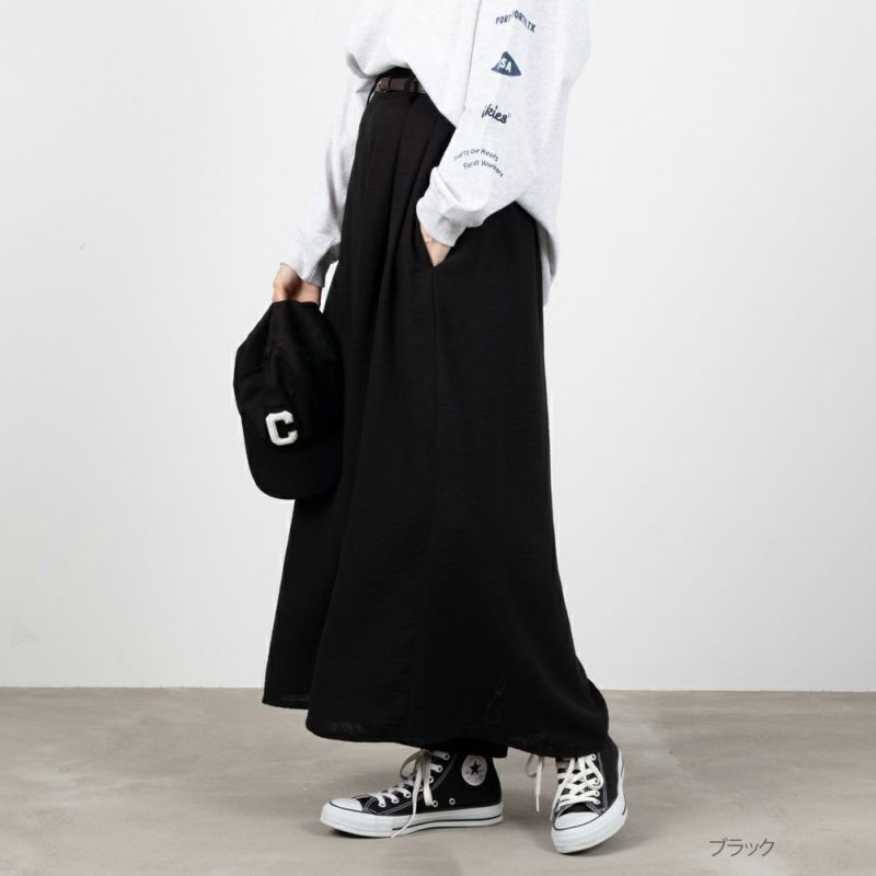 NAVY  ベルト付きスラブスカーチョ レディース商品画像-2