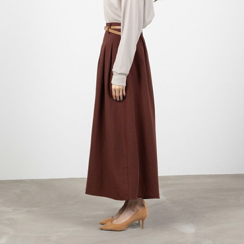 NAVY ベルト付きスラブスカーチョ レディース商品画像-5