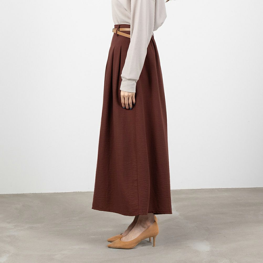 NAVY  ベルト付きスラブスカーチョ レディース商品サムネイル-5