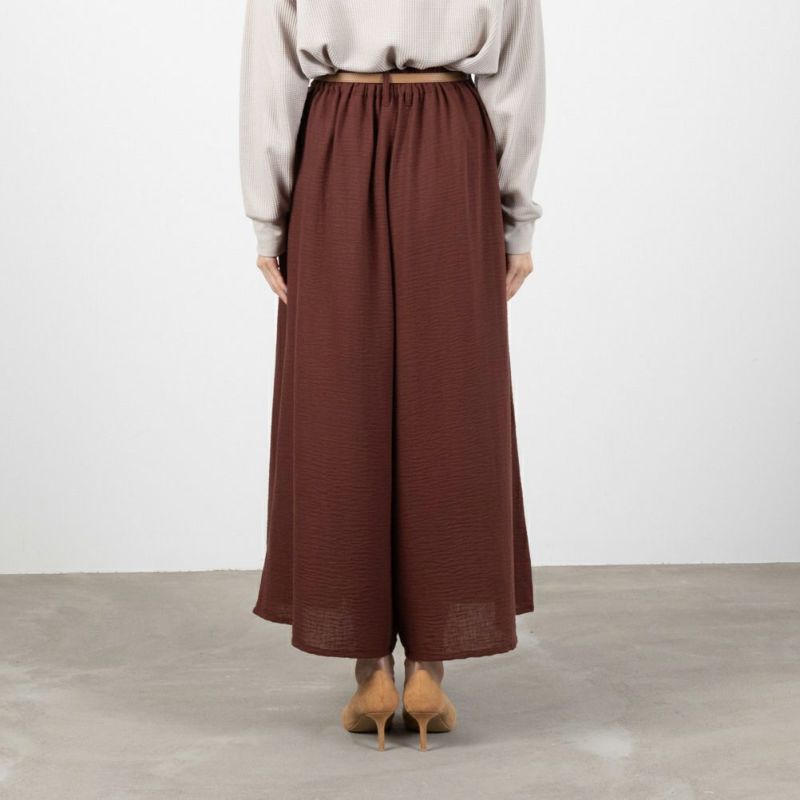 NAVY  ベルト付きスラブスカーチョ レディース商品画像-6