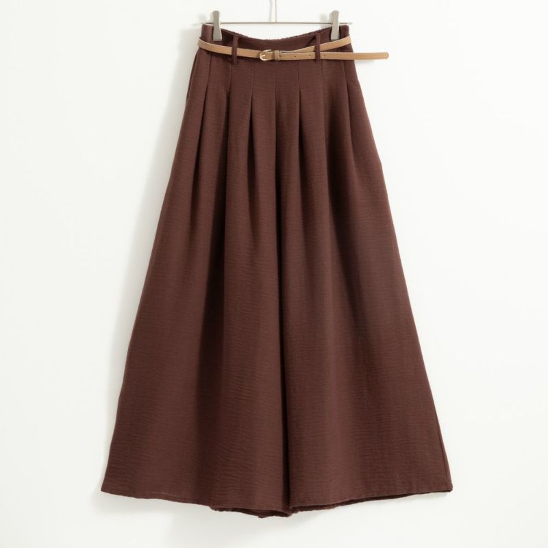 NAVY ベルト付きスラブスカーチョ レディース商品画像-9