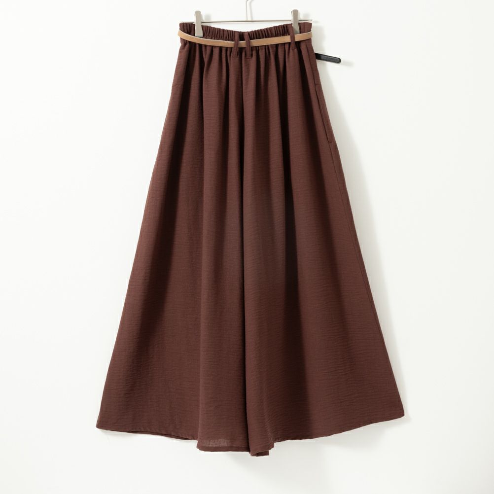 NAVY  ベルト付きスラブスカーチョ レディース商品サムネイル-10